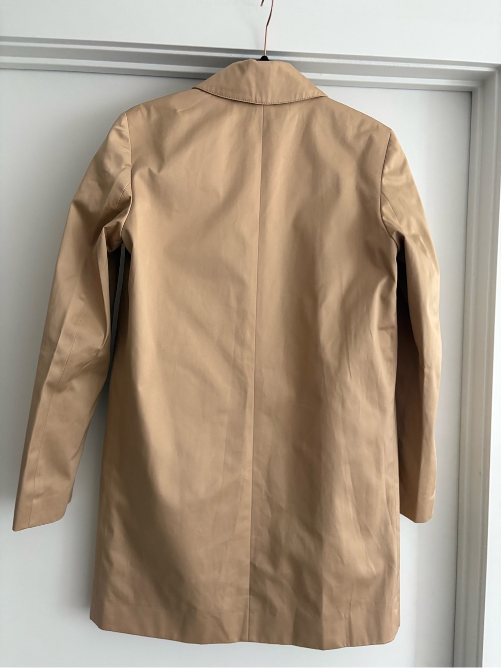 Massimo Dutti Beige Trench Coat - Slim Single-Breasted - Picture 4 of 4